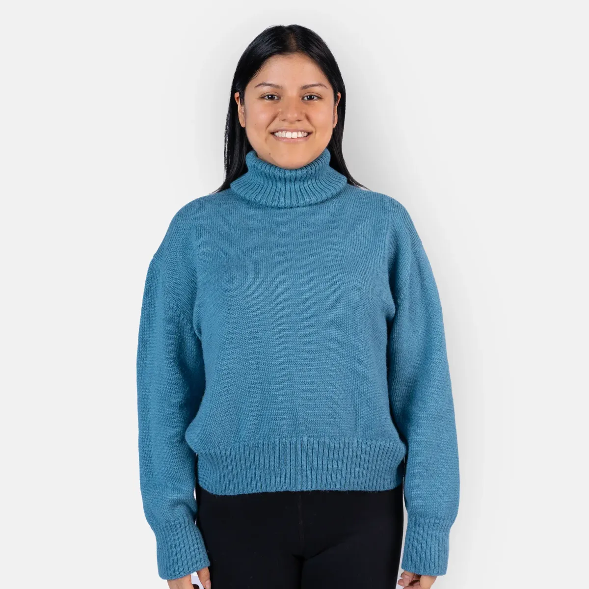 Women's Alpaca Wool Turtleneck Sweater 21