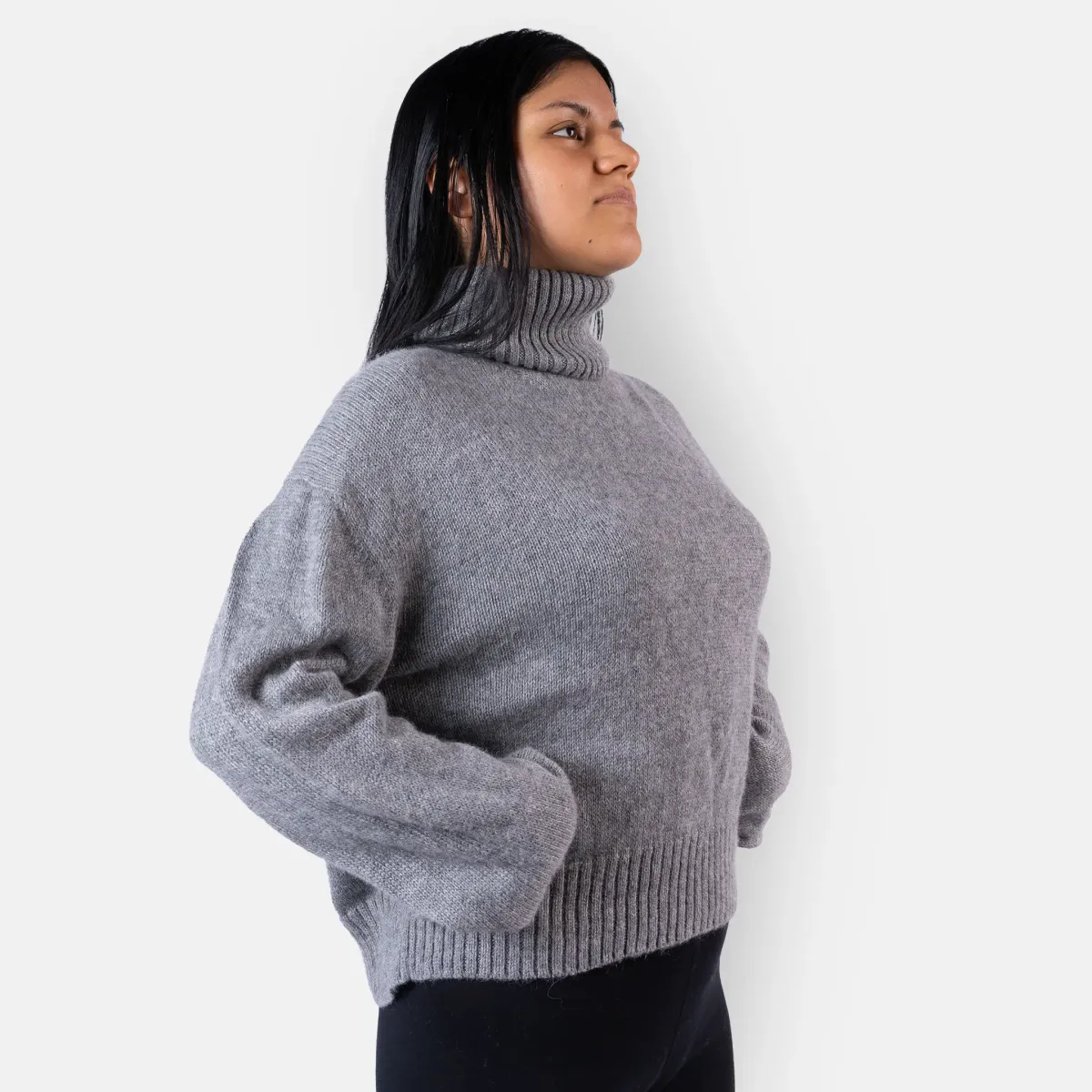 Women's Alpaca Wool Turtleneck Sweater 30