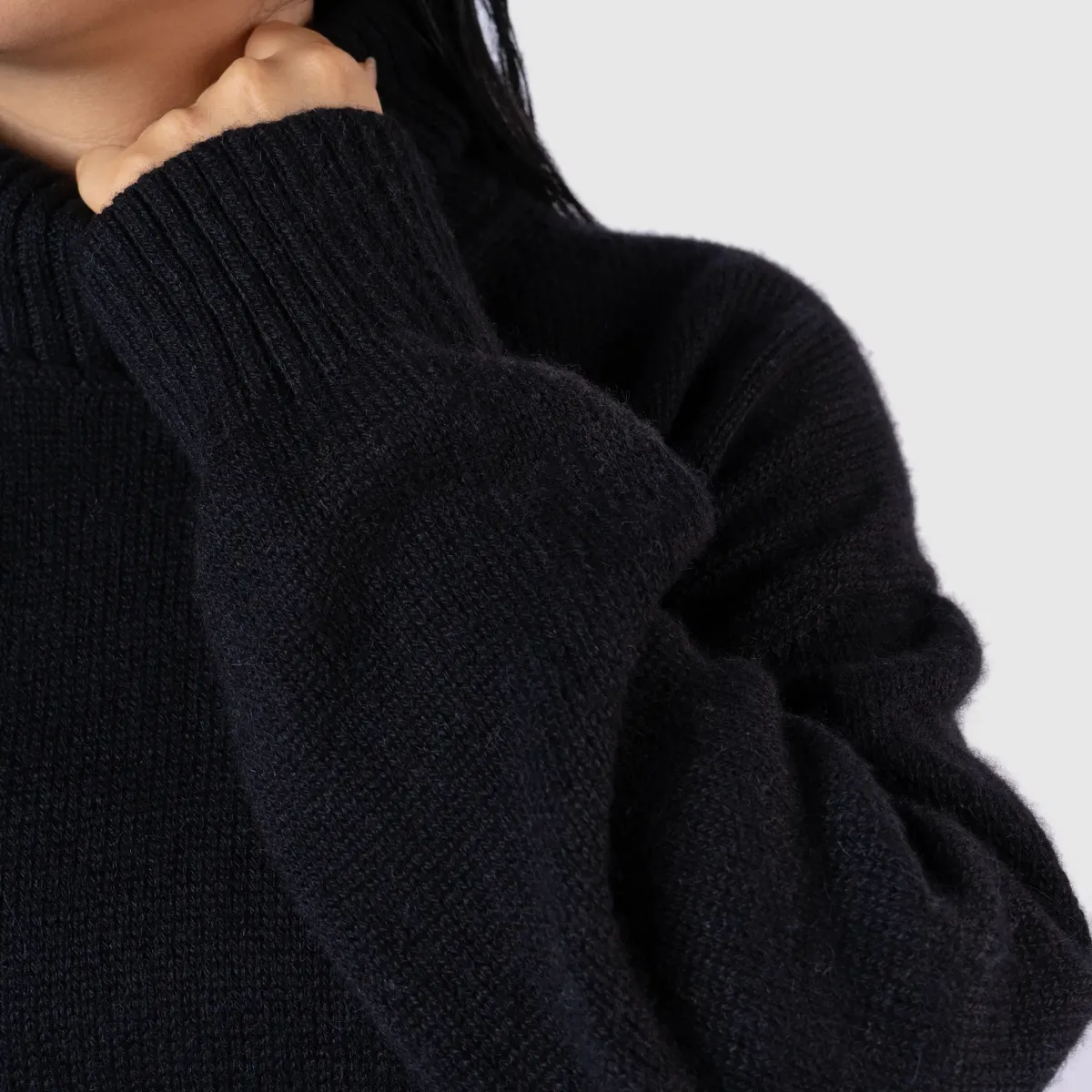 Women's Alpaca Wool Turtleneck Sweater 4