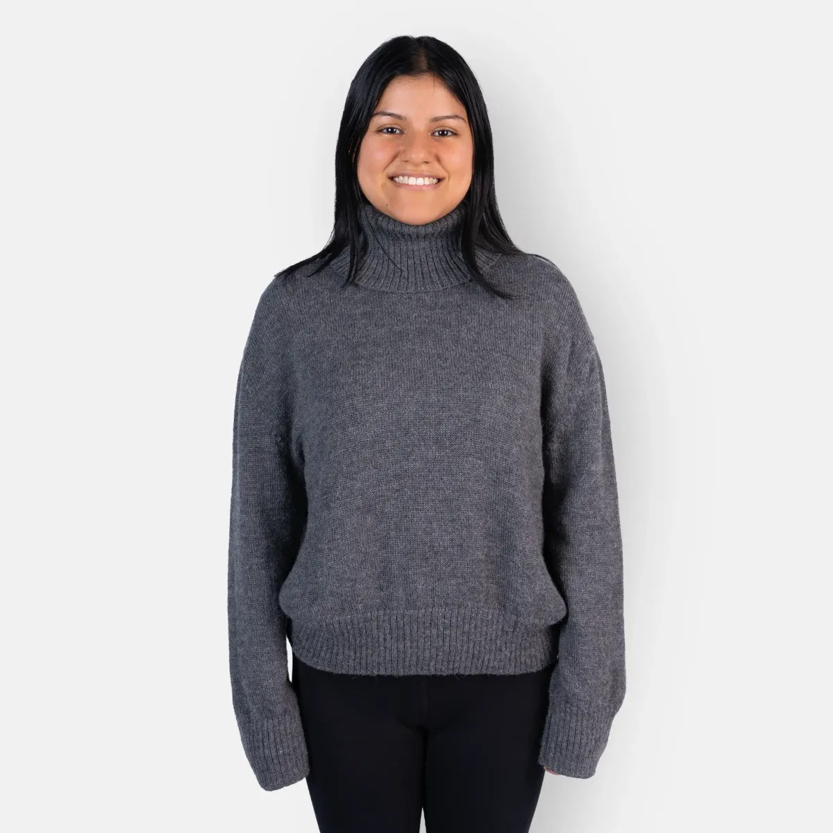 Women's Alpaca Wool Turtleneck Sweater 37