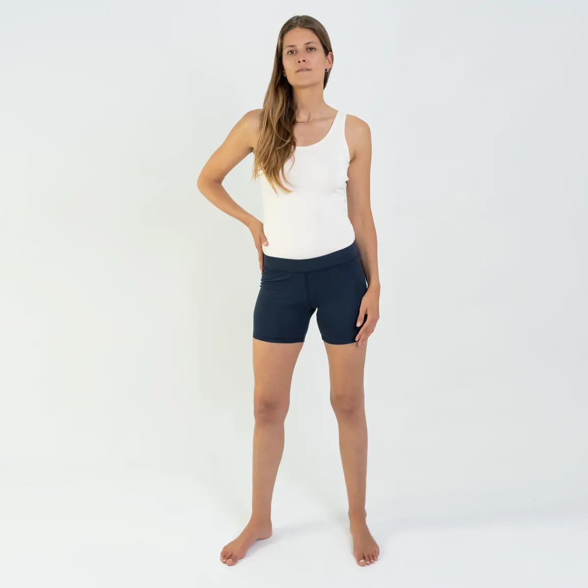 Women's Organic Pima Cotton Biker Shorts 13