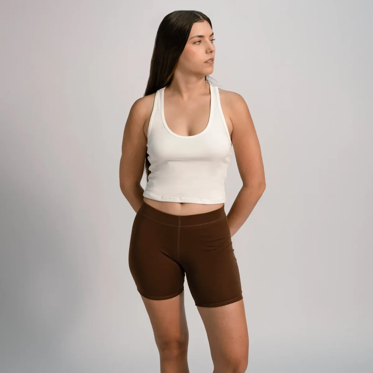 Women's Organic Pima Cotton Biker Shorts 17