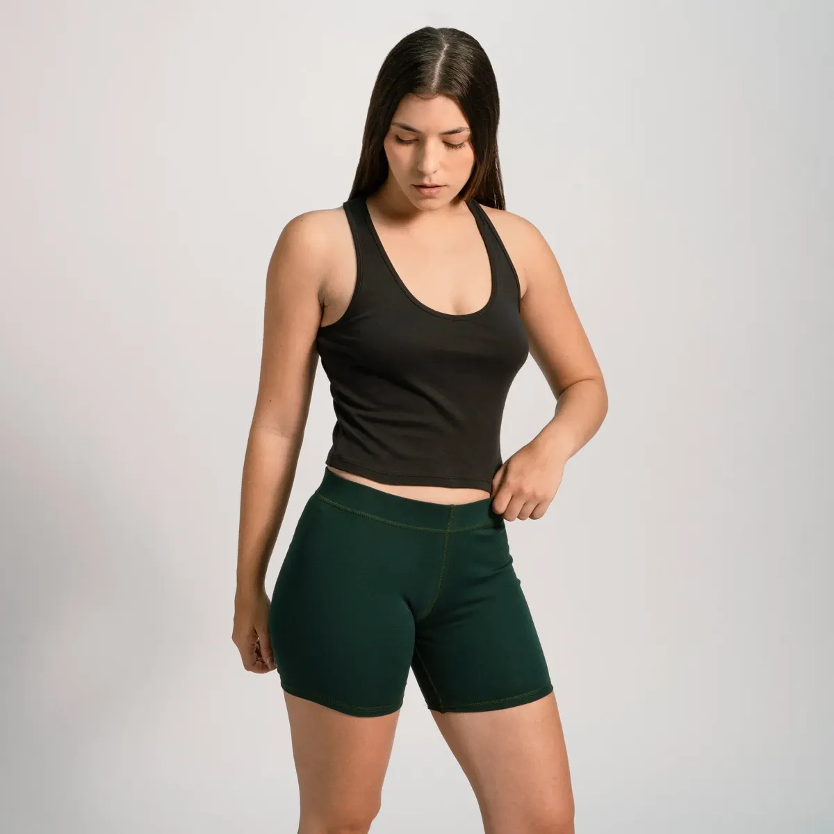 Women's Organic Pima Cotton Biker Shorts 3