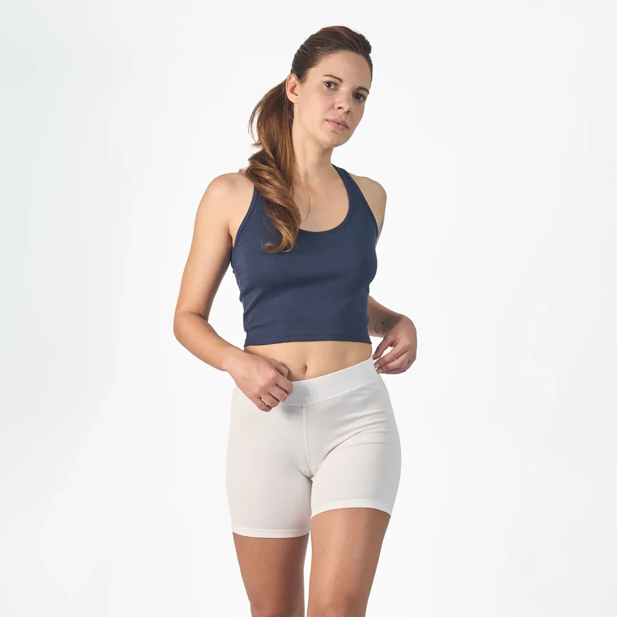 Women's Organic Pima Cotton Biker Shorts 4