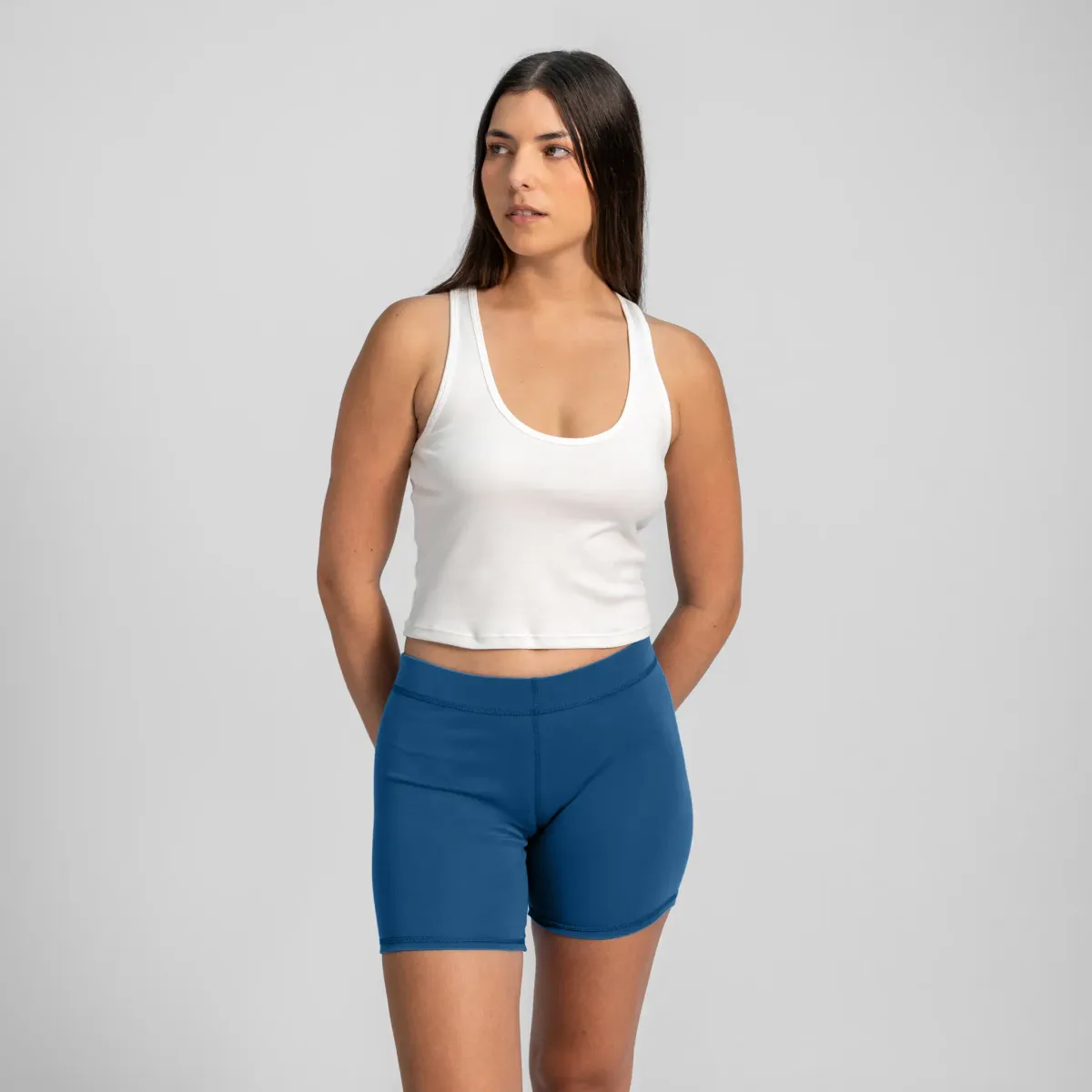 Women's Organic Pima Cotton Biker Shorts 44