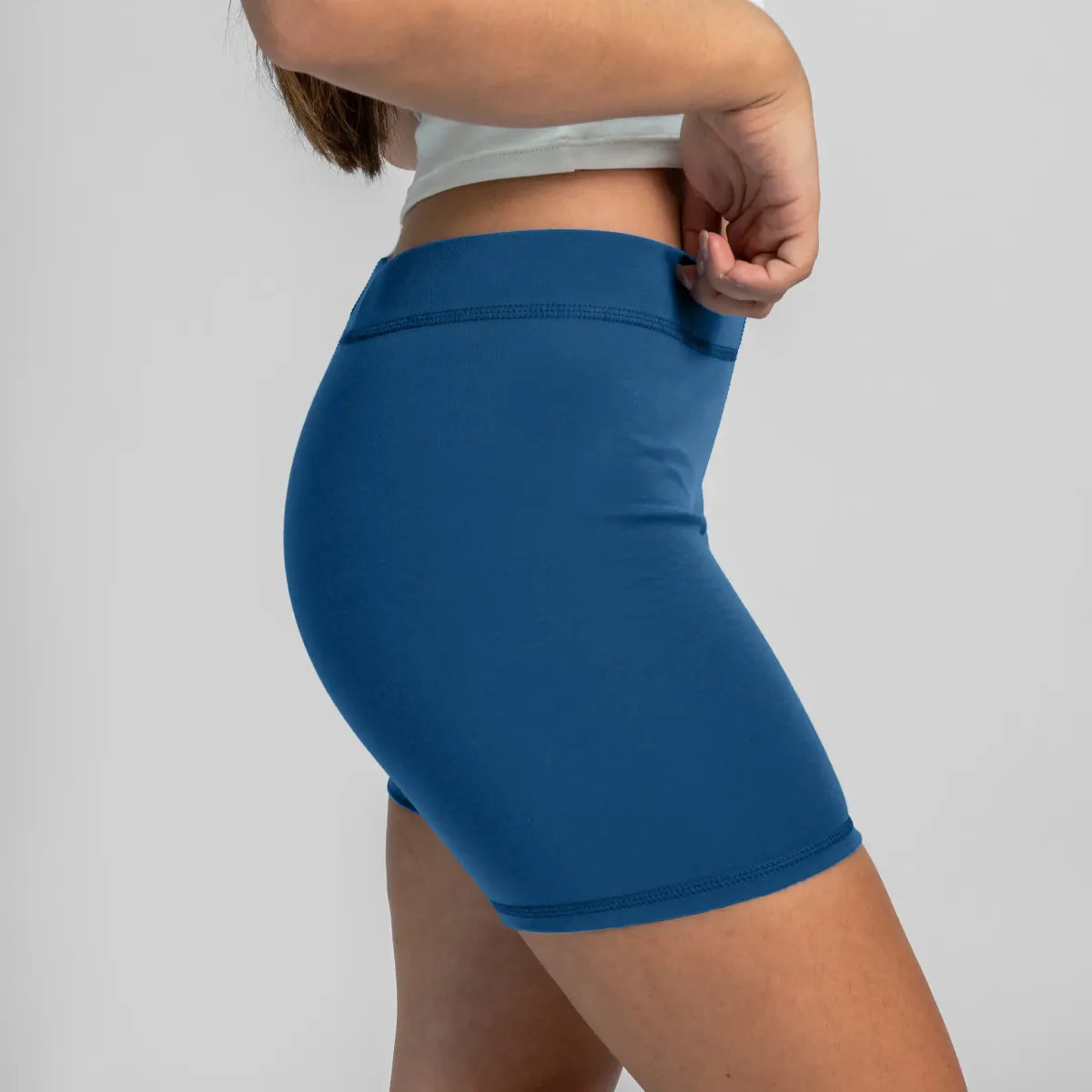 Women's Organic Pima Cotton Biker Shorts 46