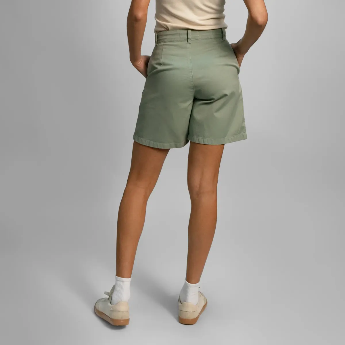 Women's Organic Pima Cotton Chino Shorts 11