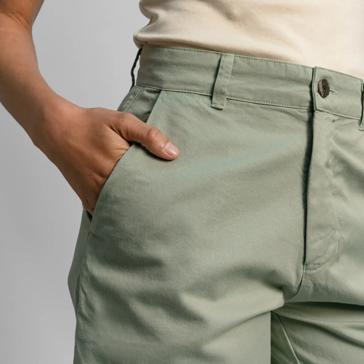 Women's Organic Pima Cotton Chino Shorts 12