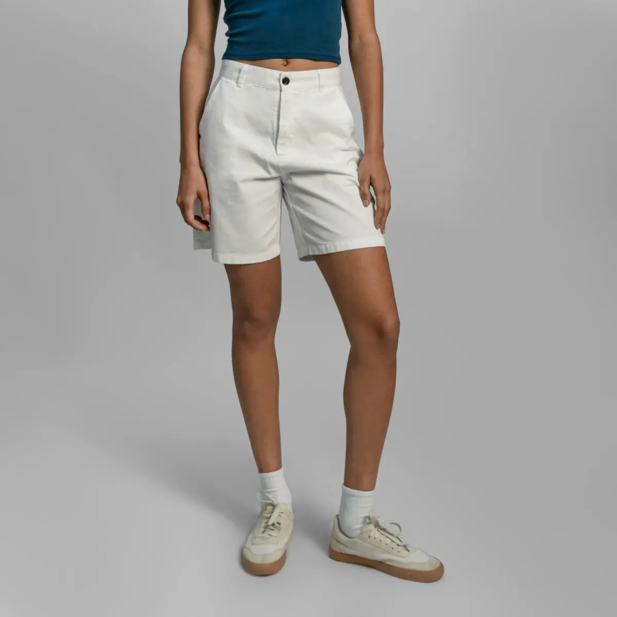 Women's Organic Pima Cotton Chino Shorts 5