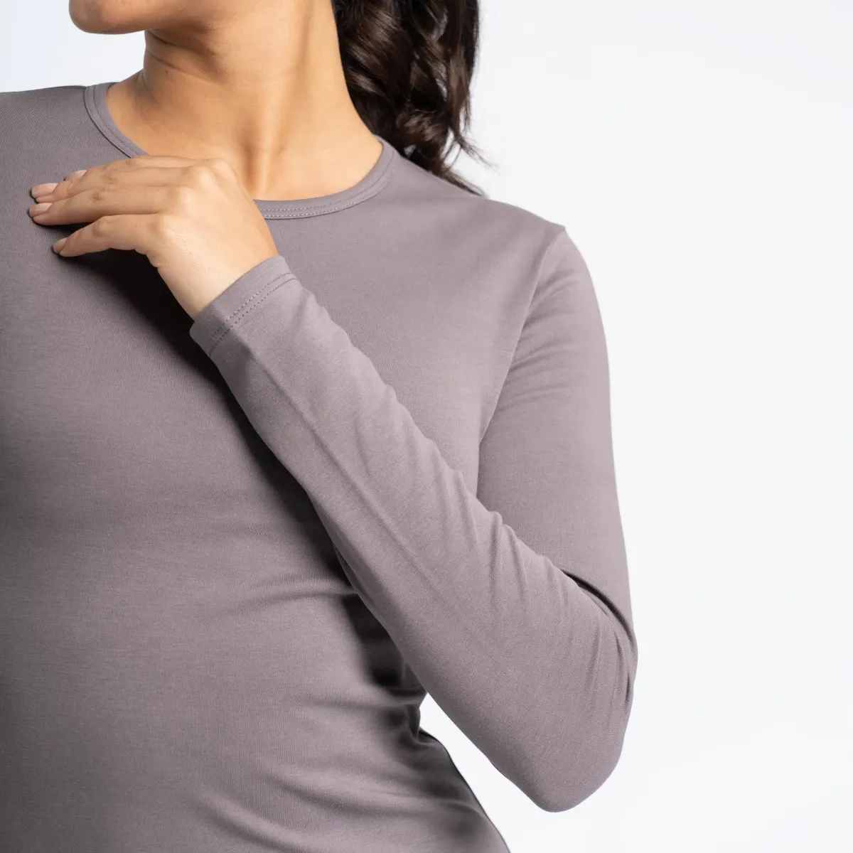 Women's Organic Pima Cotton Long Sleeve Shirt 26