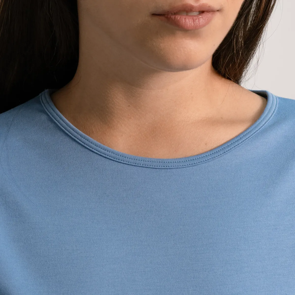 Women's Organic Pima Cotton Long Sleeve Shirt 42