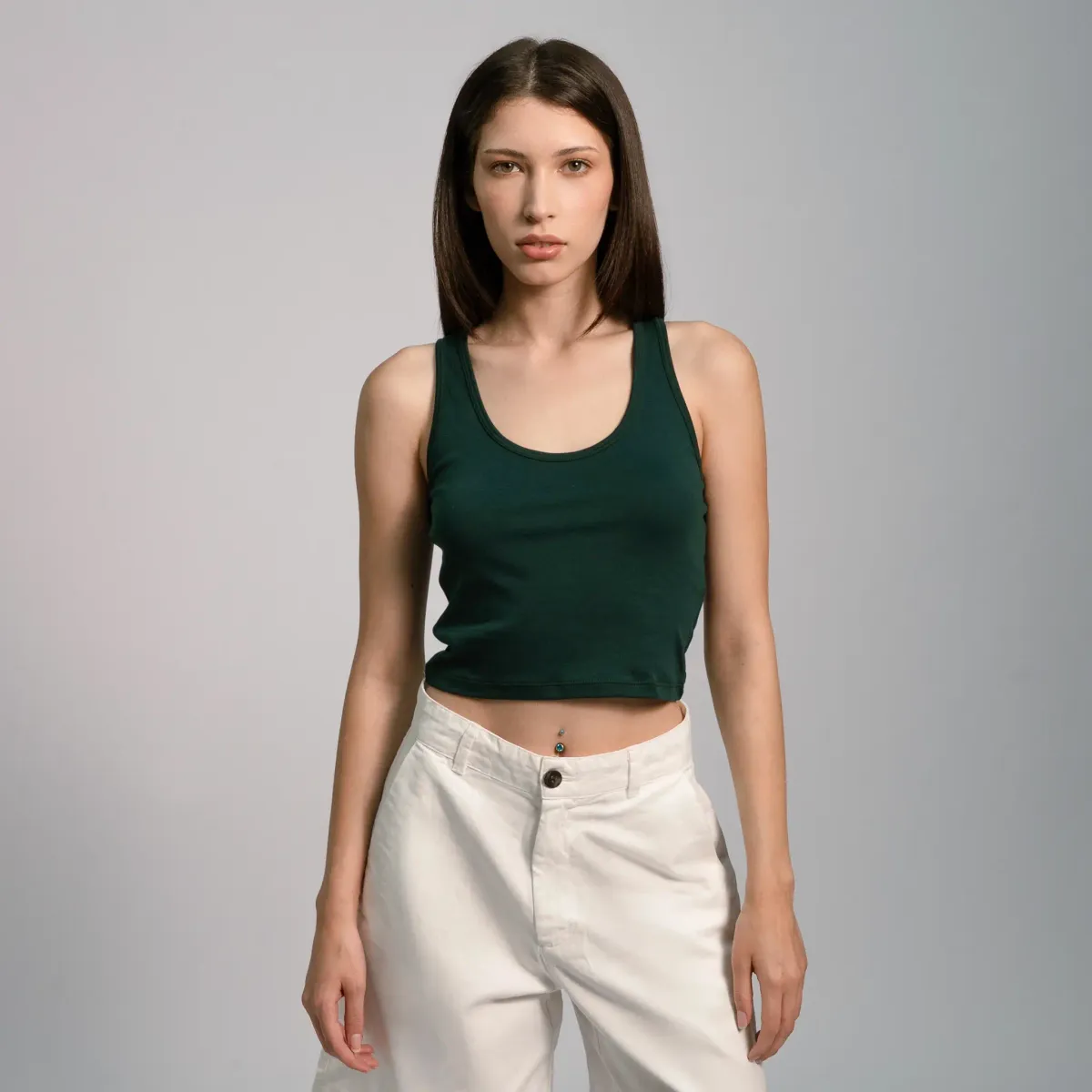 Women's Organic Pima Cotton Short Tank 19