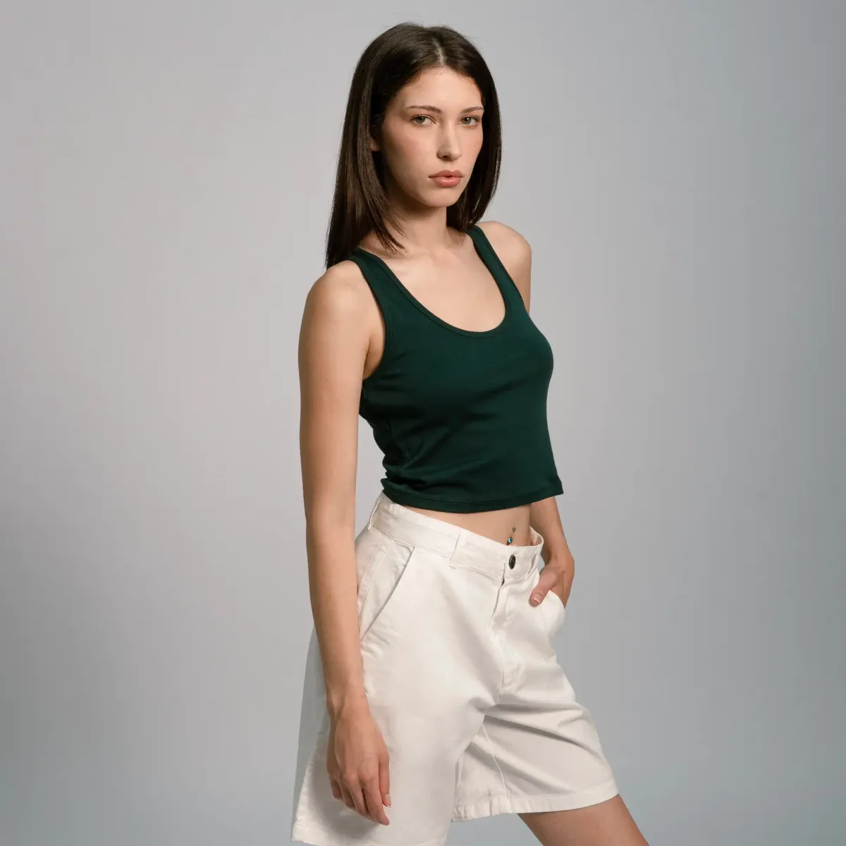 Women's Organic Pima Cotton Short Tank 20