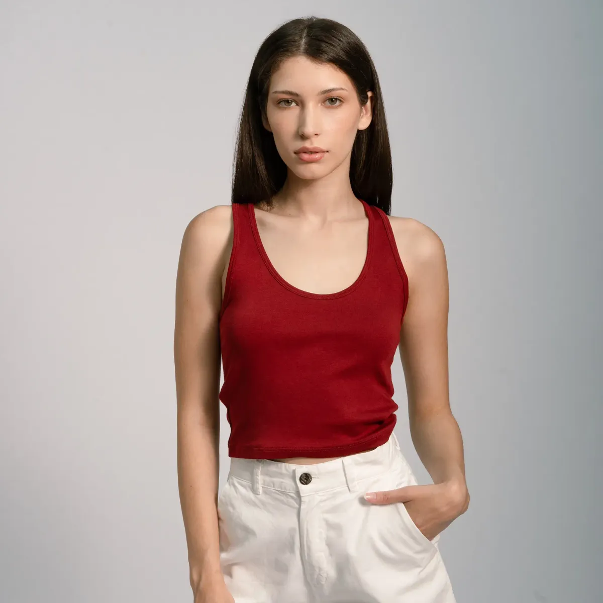 Women's Organic Pima Cotton Short Tank 27