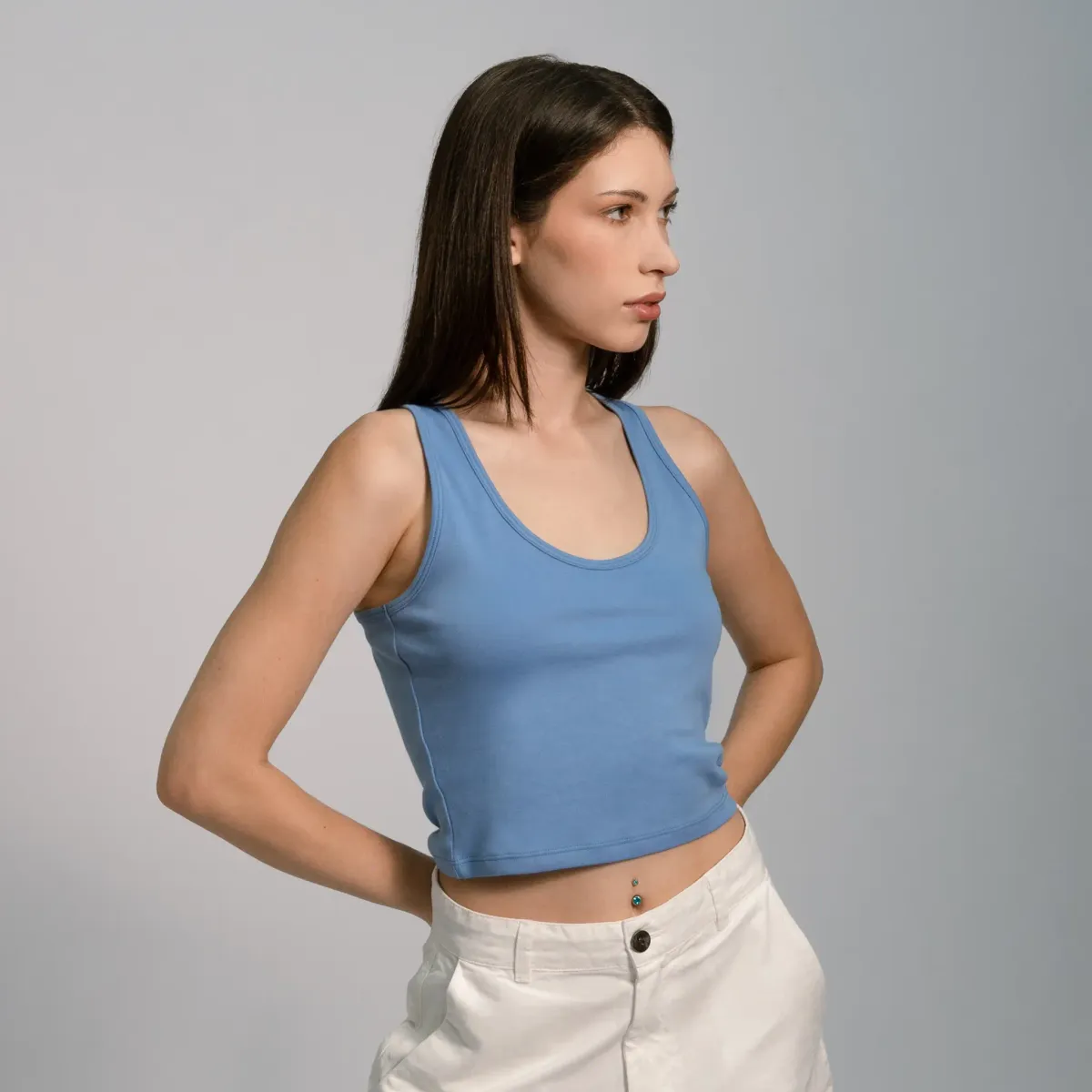 Women's Organic Pima Cotton Short Tank 32