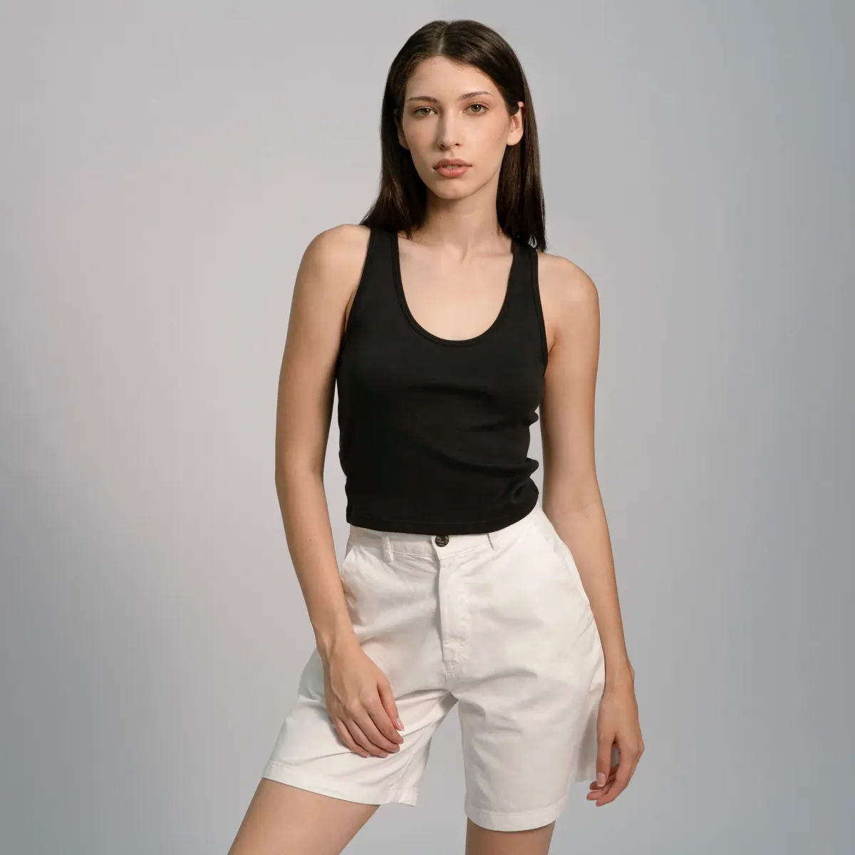 Women's Organic Pima Cotton Short Tank 35