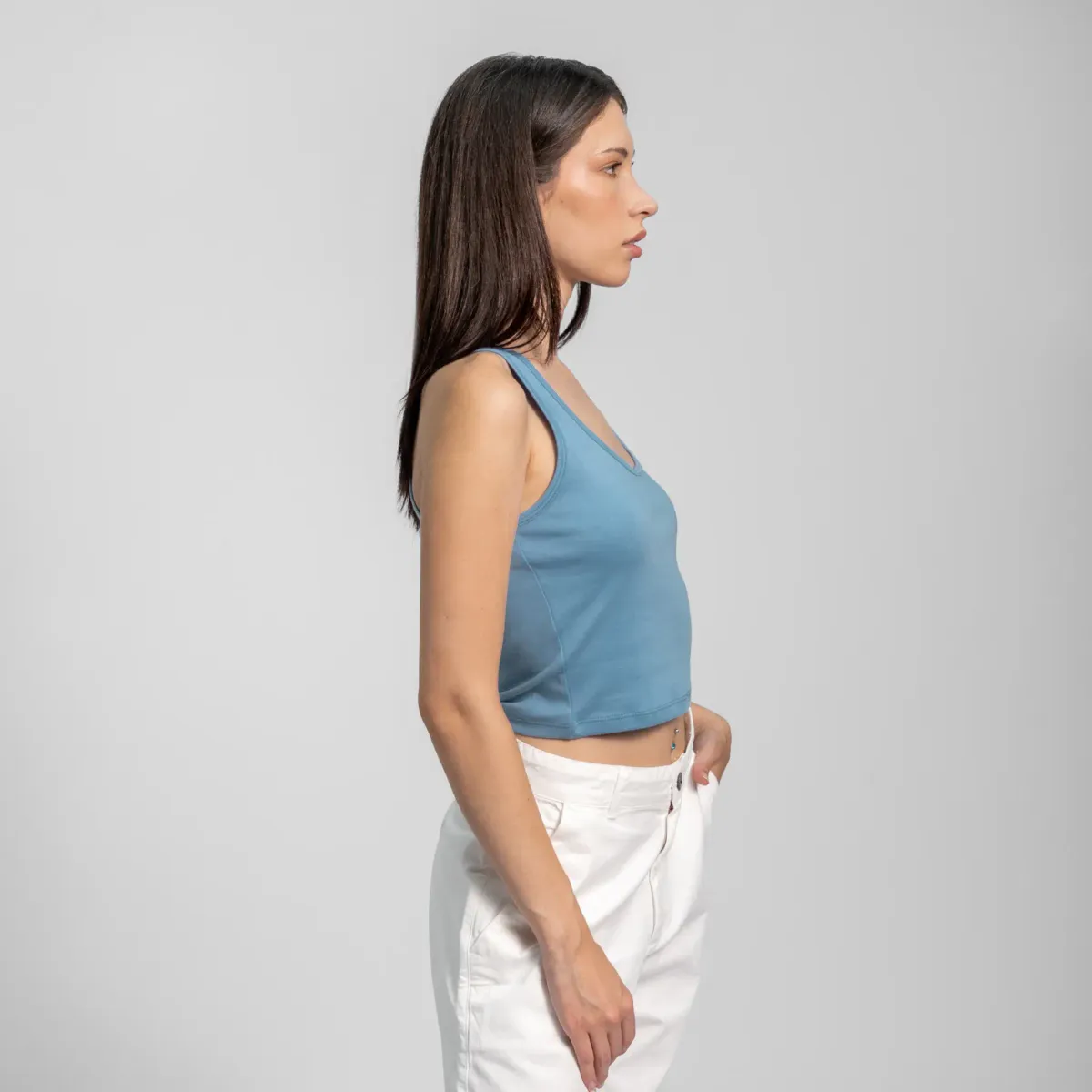 Women's Organic Pima Cotton Short Tank 40