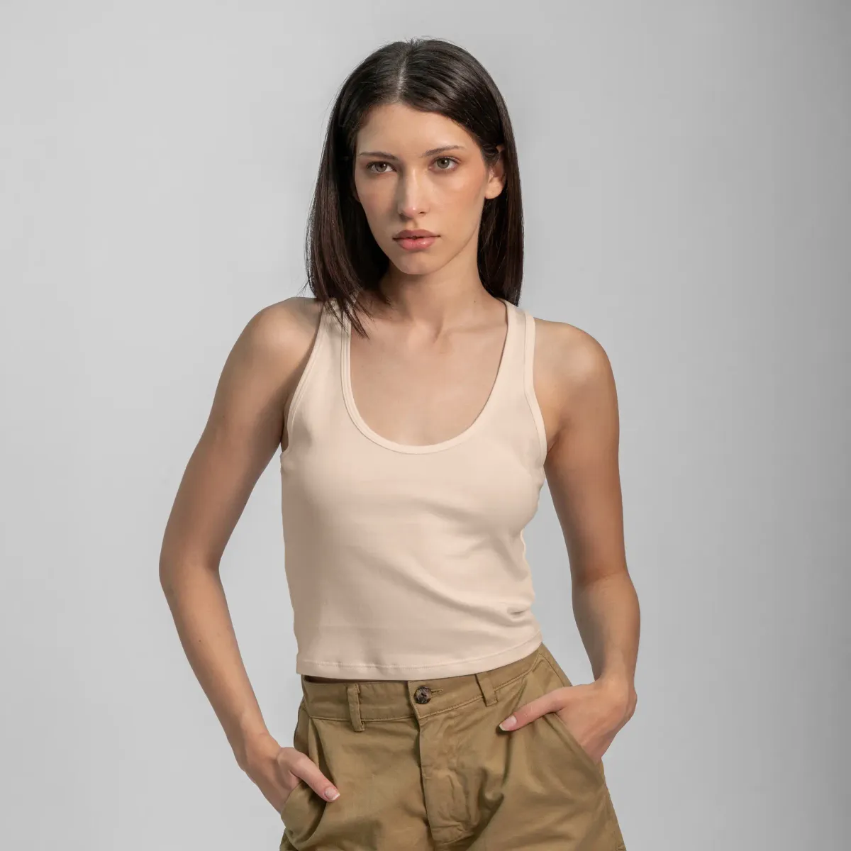 Women's Organic Pima Cotton Short Tank 51