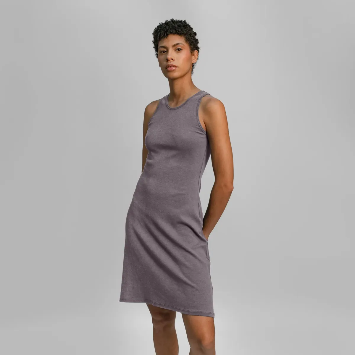 Women's Organic Pima Cotton Tank Dress 11