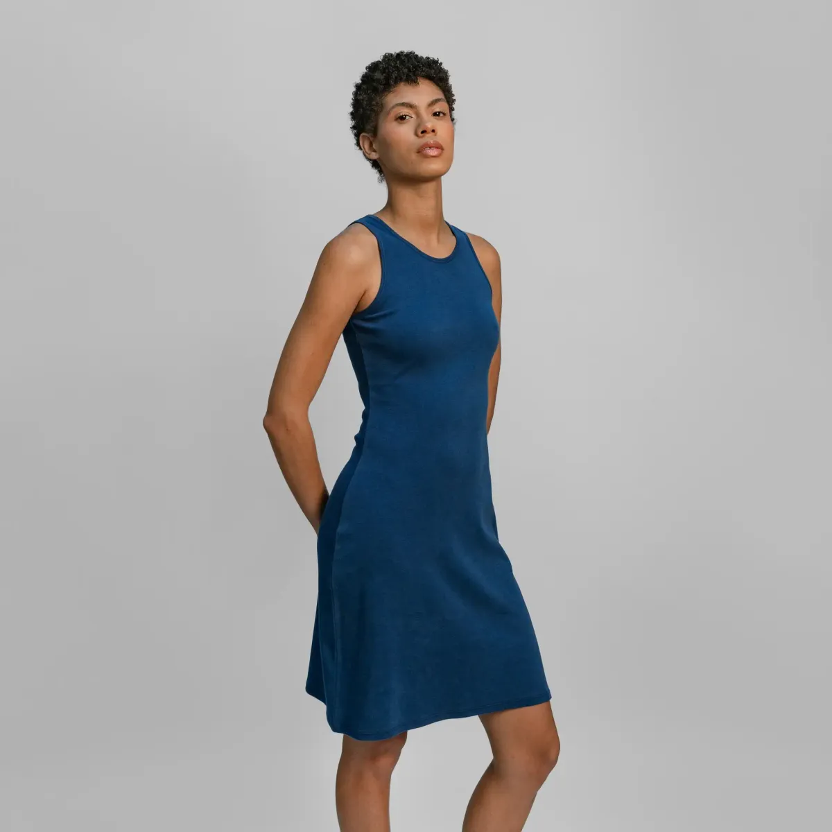 Women's Organic Pima Cotton Tank Dress 3
