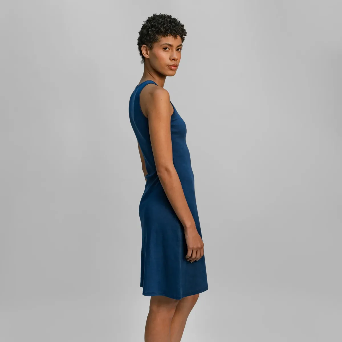 Women's Organic Pima Cotton Tank Dress 4
