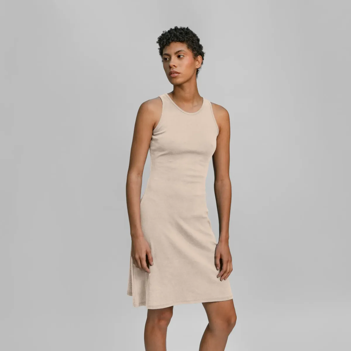 Women's Organic Pima Cotton Tank Dress 7