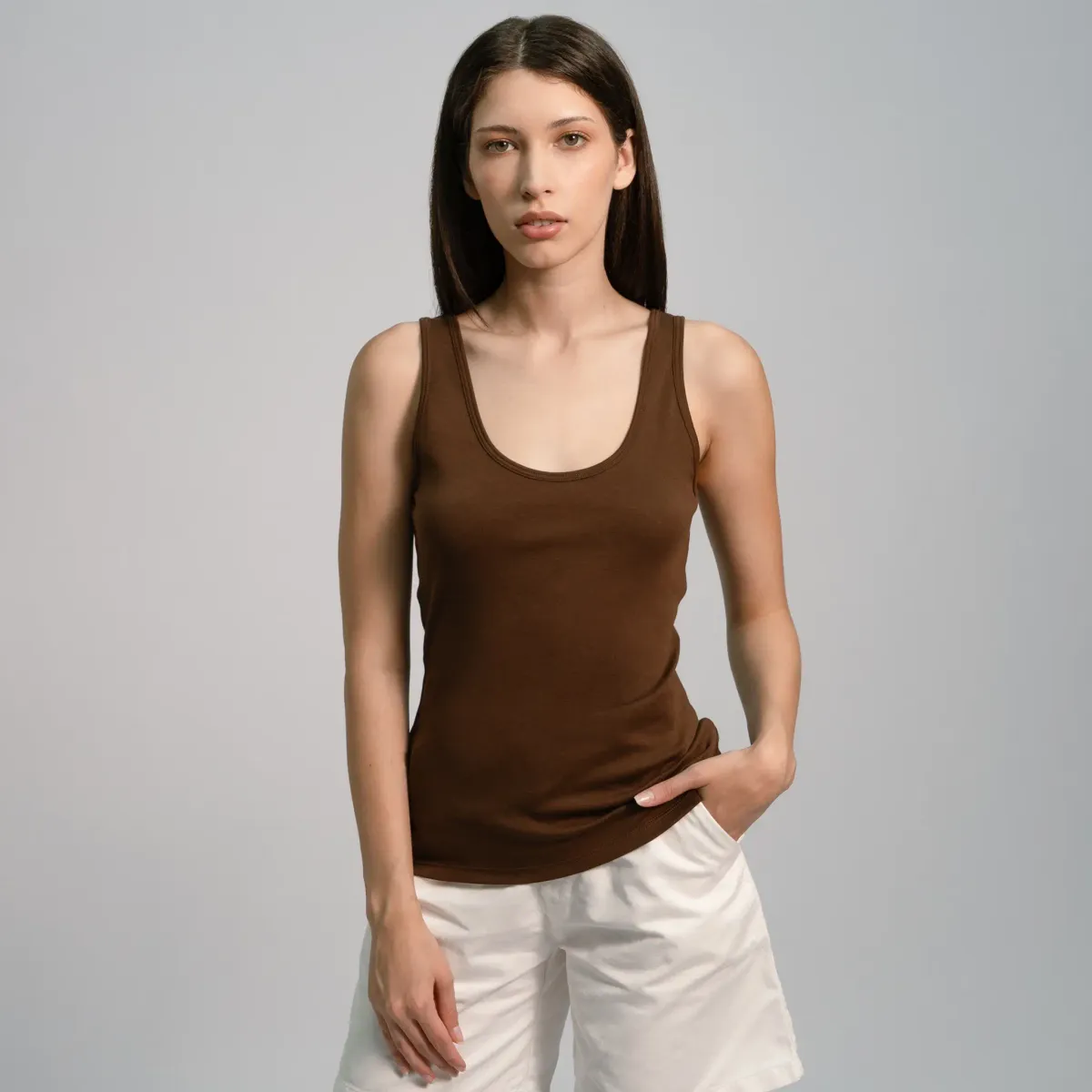 Women's Organic Pima Cotton Tank Top 23