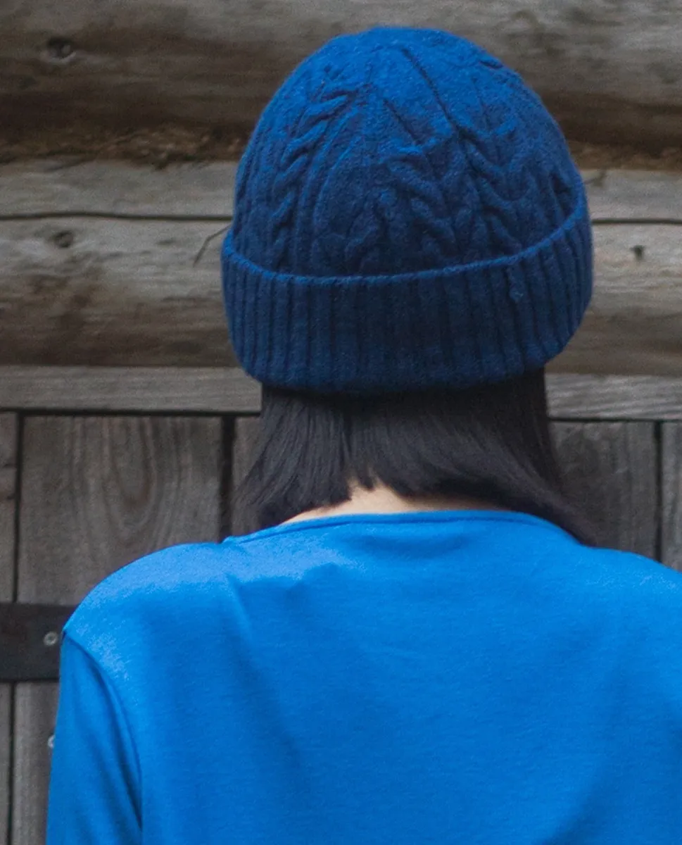 Brogan Lambswool Hat in Cobalt 3