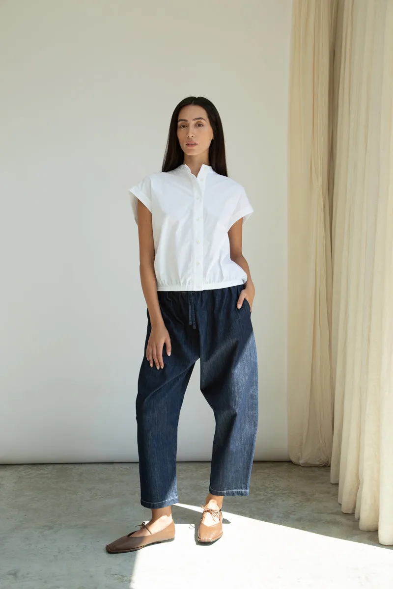 Cedar-Leigh Organic Cotton Denim Trousers in Indigo 2