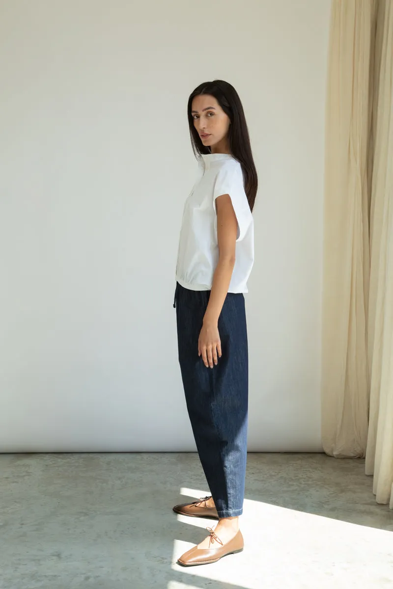 Cedar-Leigh Organic Cotton Denim Trousers in Indigo 3