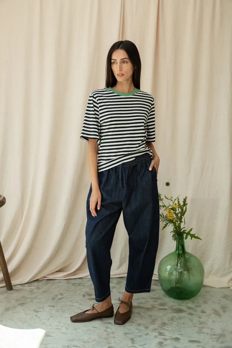 Cedar-Leigh Organic Cotton Denim Trousers in Indigo 4