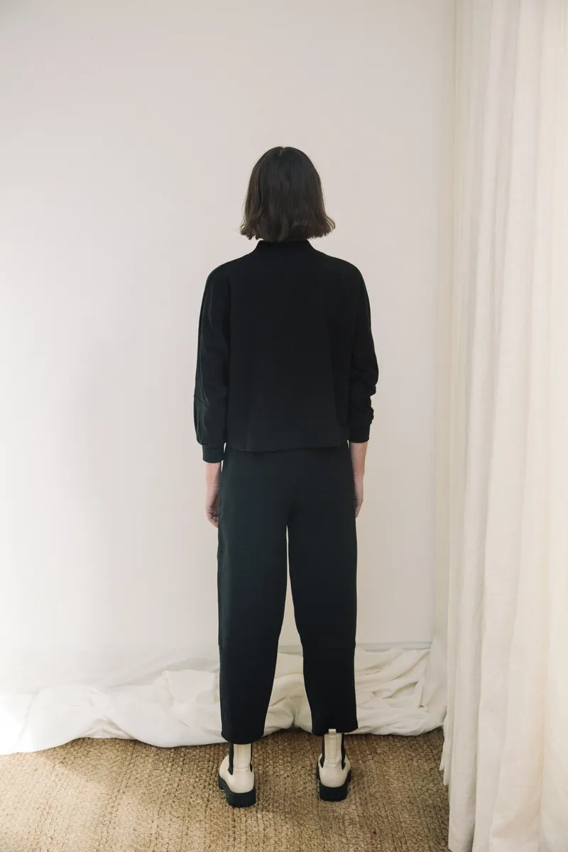 Cypress Organic Cotton Felpe Jogger in Black 2