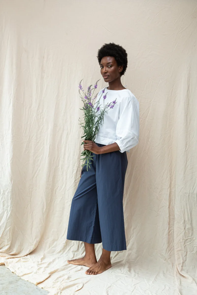 Dune Organic Cotton Top in White 3