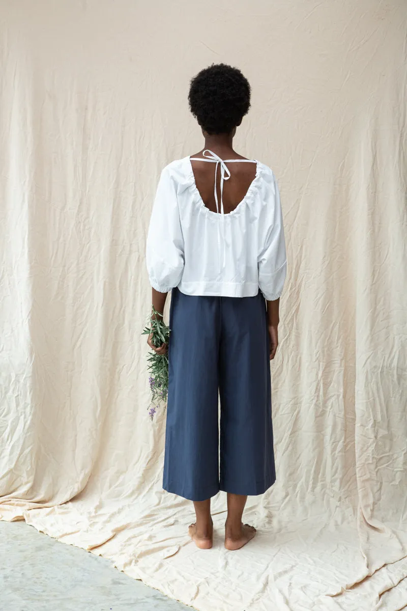 Dune Organic Cotton Top in White 5