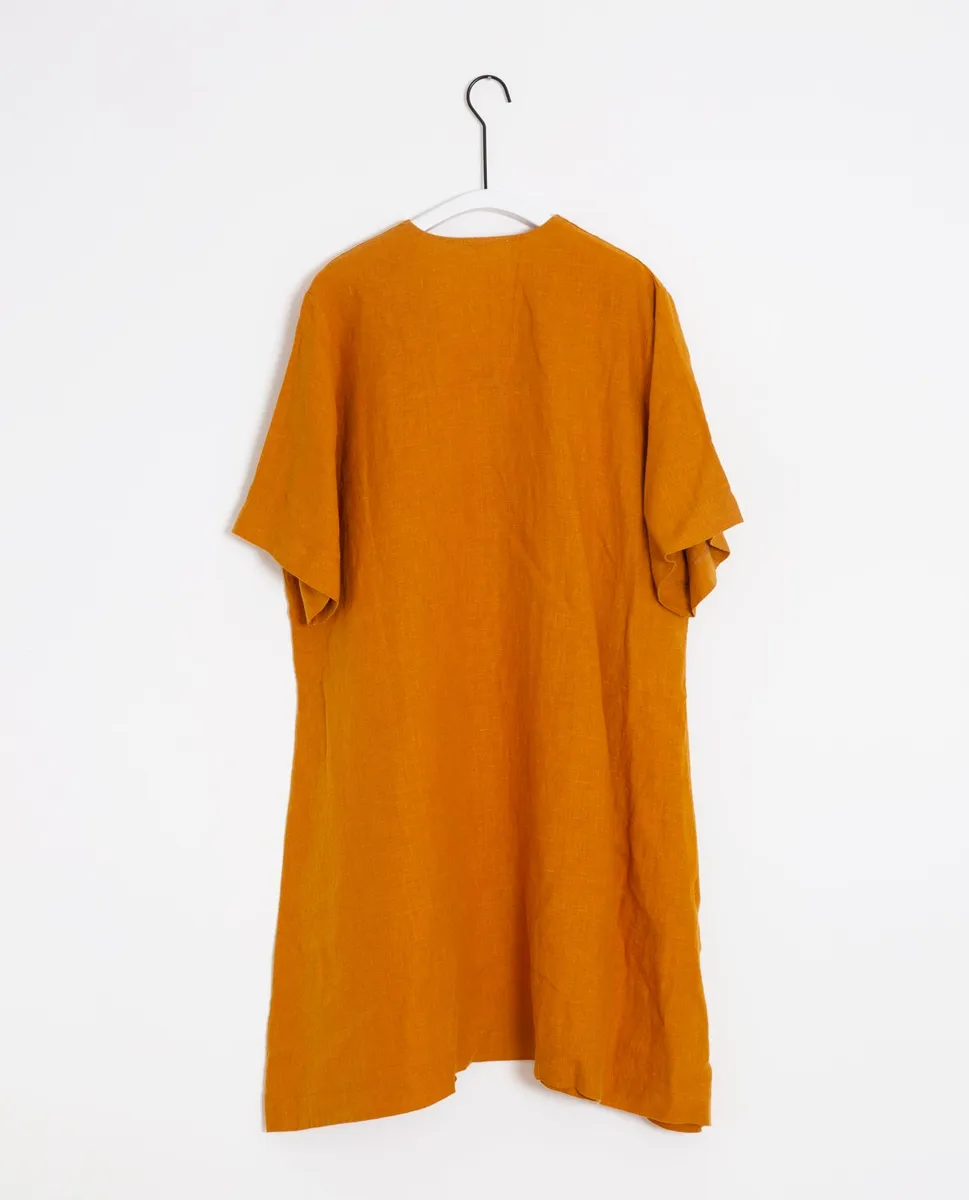 Eliana-May Linen Dress In Sun 2