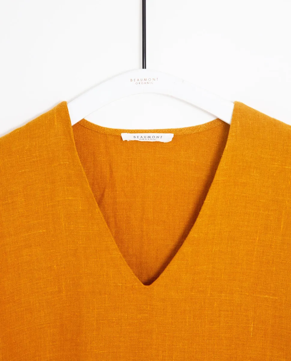 Eliana-May Linen Dress In Sun 3