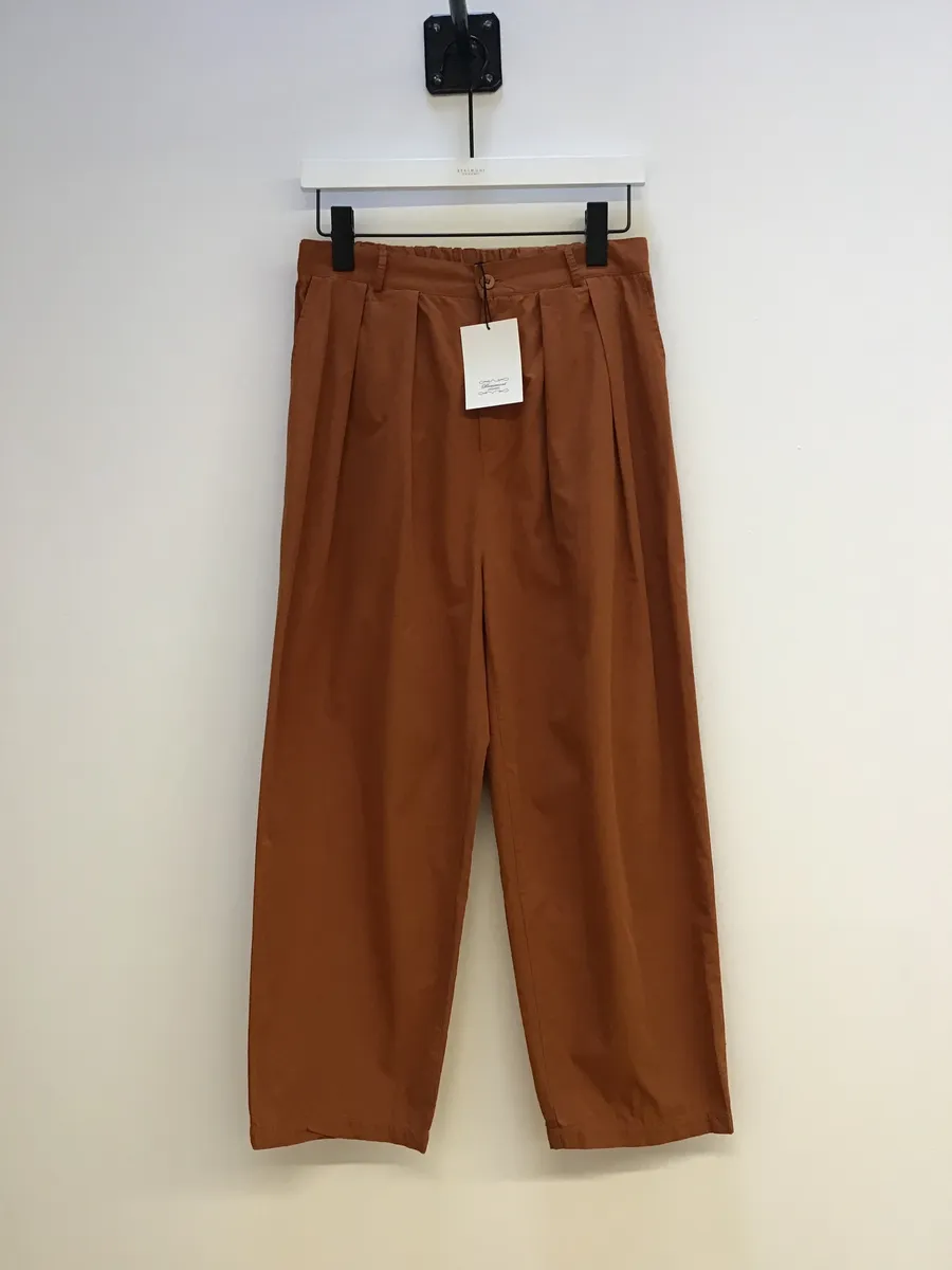 Enola Organic Cotton Trousers in Caramel S Preloved