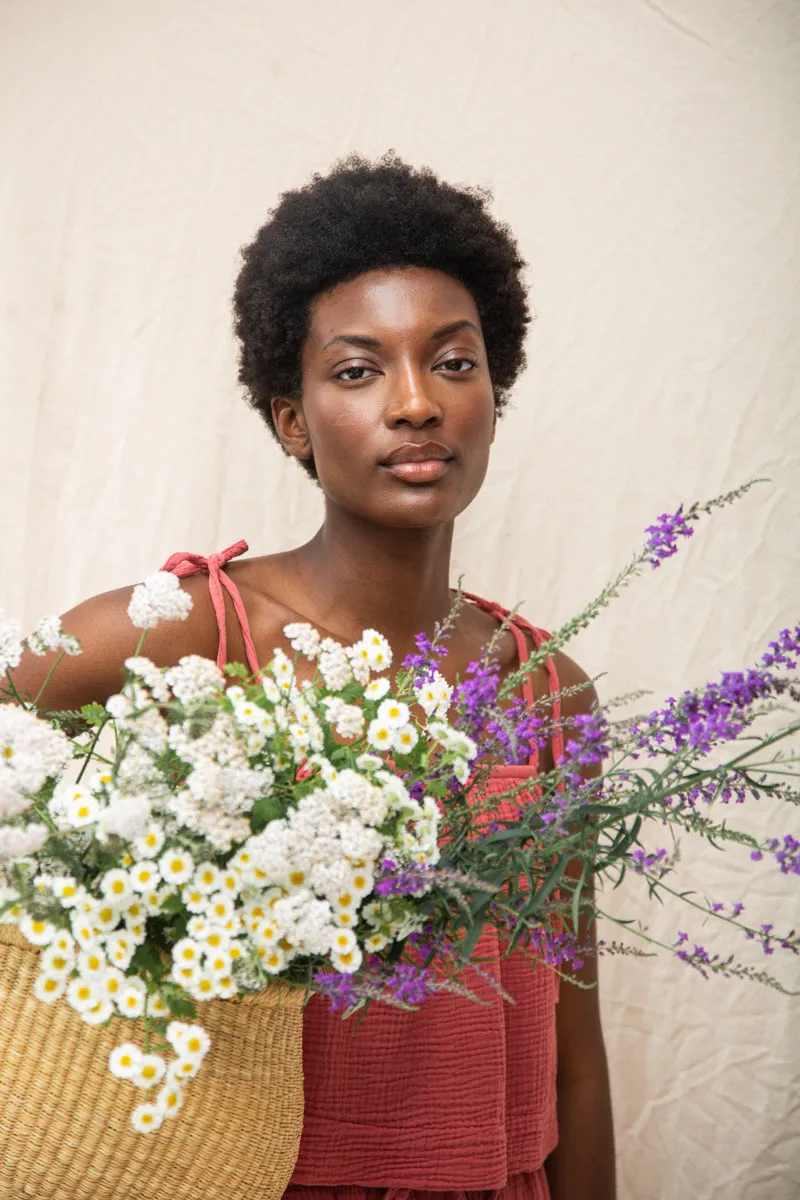 Janis Organic Cotton Top in Rose 4