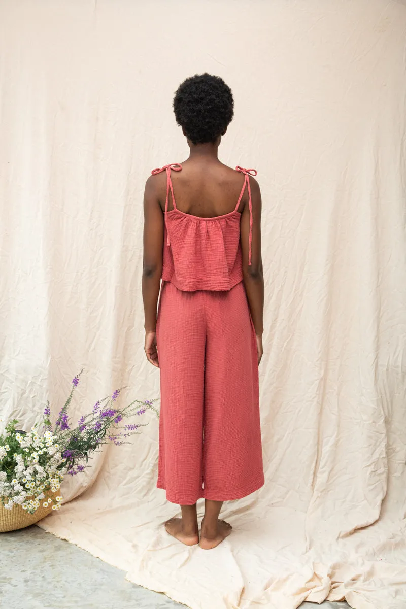 Janis Organic Cotton Top in Rose 6