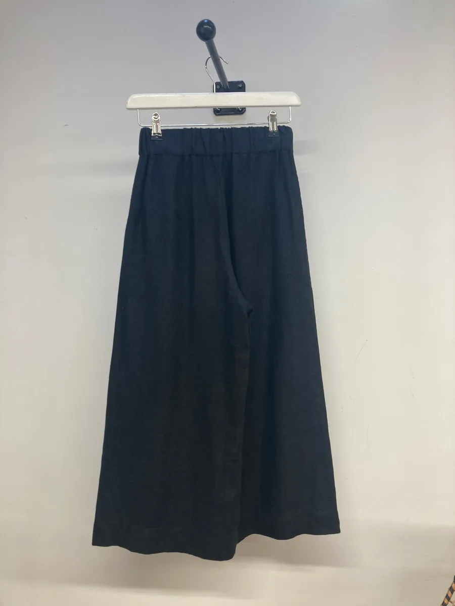 Nicole-May Linen Trouser in Black Size XS Preloved 2