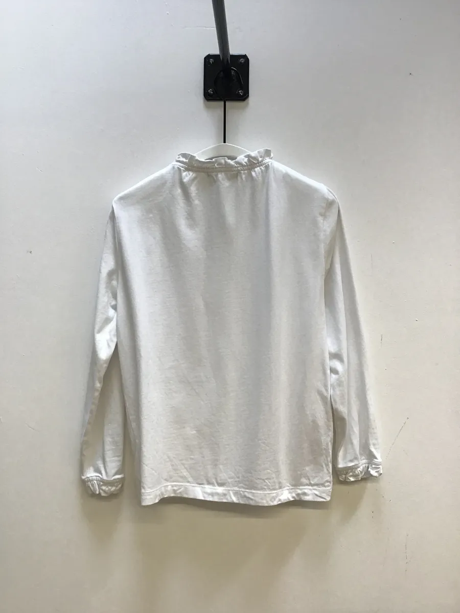 Pearl Organic Cotton Top in White S Preloved 3