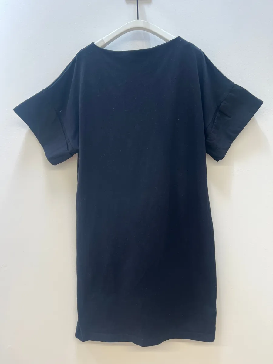 Sammy Organic Cotton Dress in Black XS Preloved 3