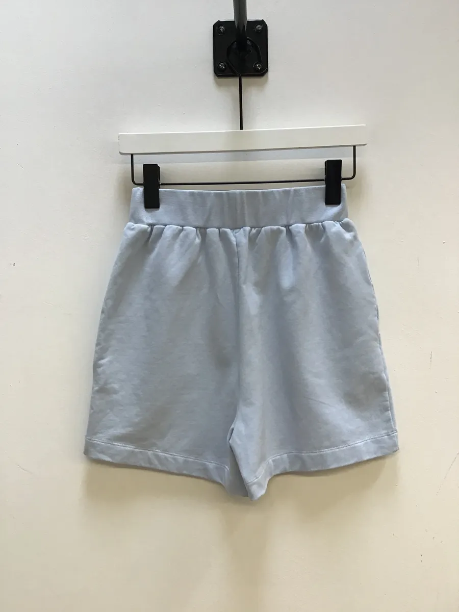 Sylvia Organic Cotton Shorts in Pale Blue XS Preloved 3