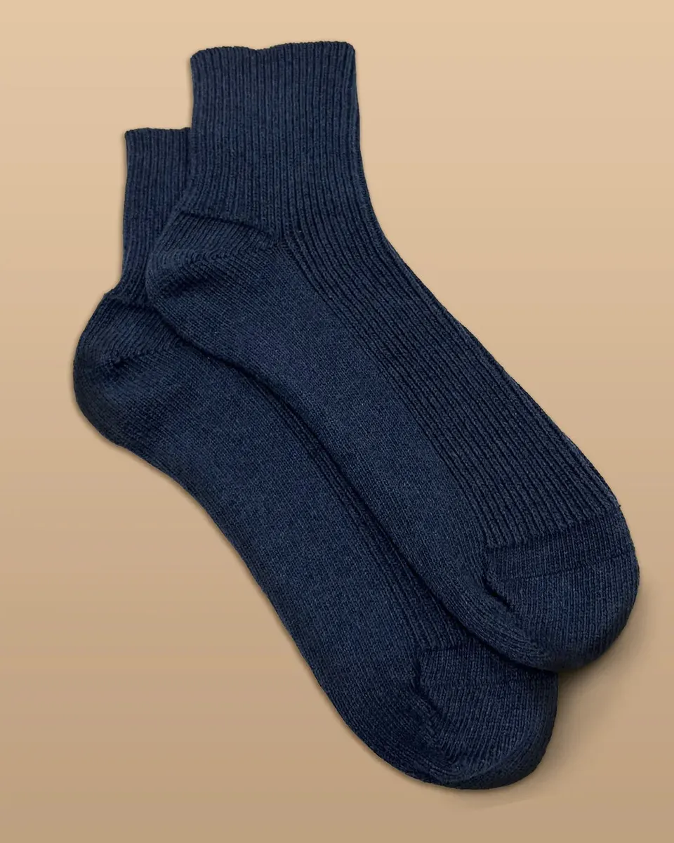 Elastic-Free 100% Organic Cotton Quarter Socks (2 Pairs/Pack) 13