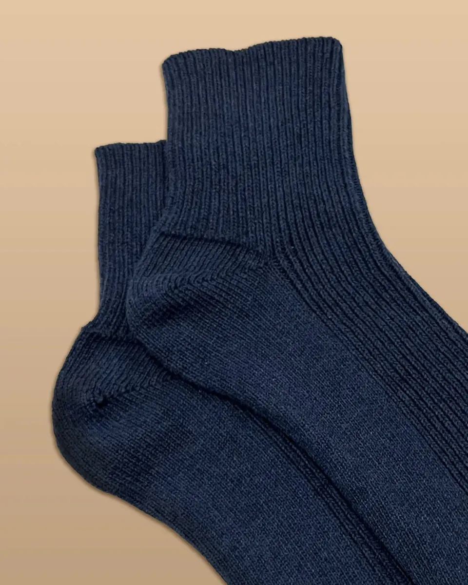 Elastic-Free 100% Organic Cotton Quarter Socks (2 Pairs/Pack) 14