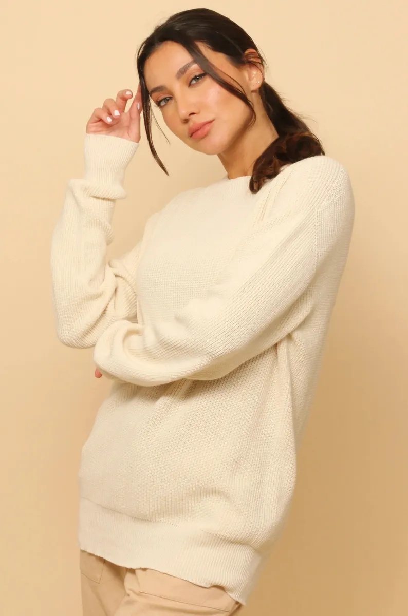 Hypoallergenic Close Neck Knitted Sweatshirt 7