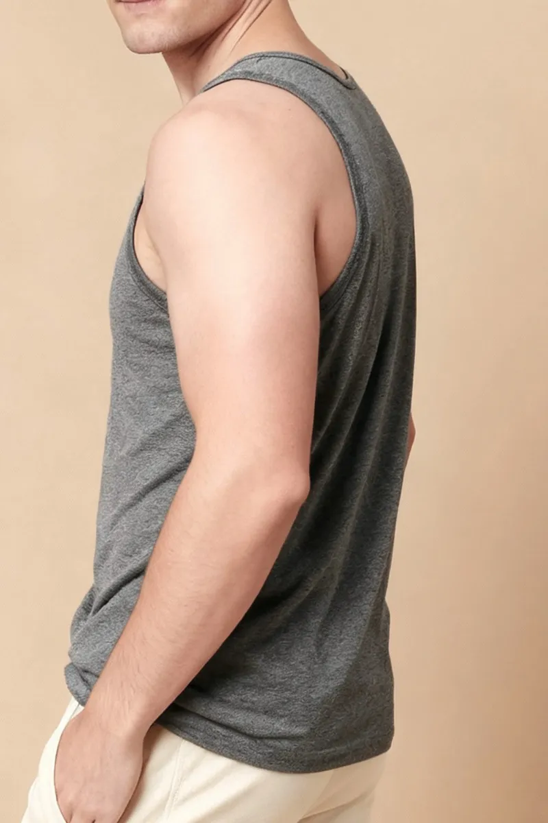 Men’s Organic Cotton Ribbed Tank Undershirt – Colored 8