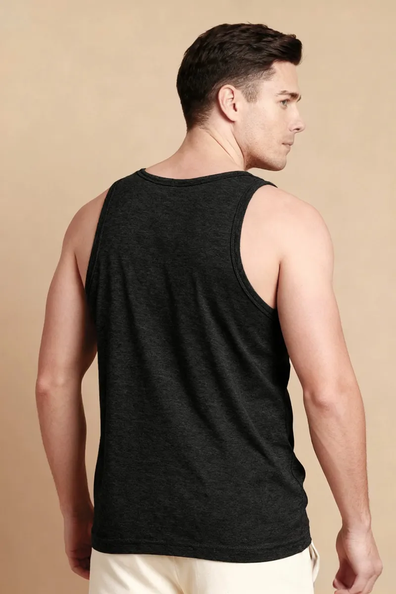 Men’s Organic Cotton Ribbed Tank Undershirt – Colored 10