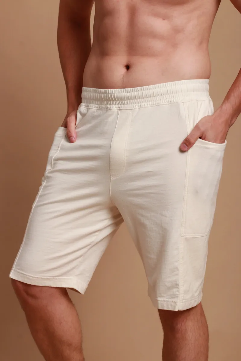 Men's Elasticized Lounge Shorts with Drawstring 4