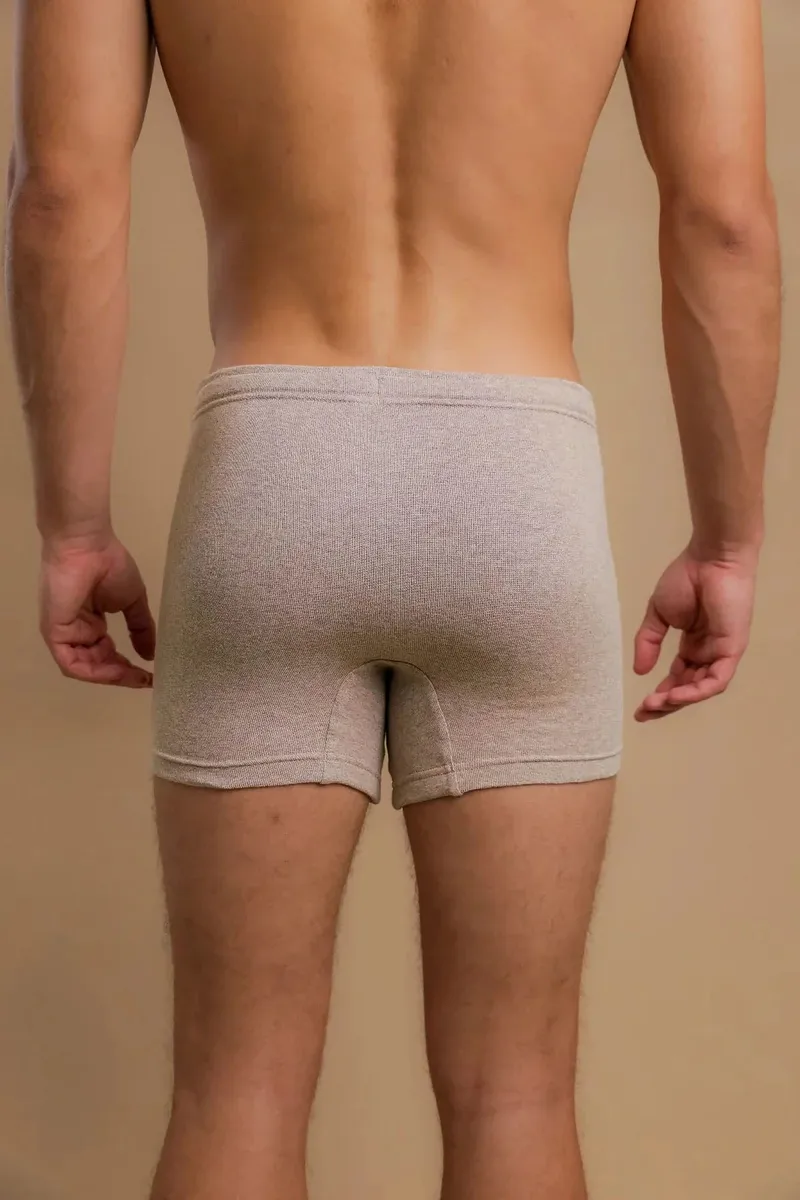Men's Rib Drawstring Boxer Brief with Fly 13